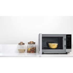 Panasonic 27L Flatbed Solo Microwave – 900W Inverter Power - Silver - 1