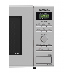 Panasonic 23L Combination Microwave & Grill – 1000W Inverter Power - 1300W Quartz Grill – Stainless Steel - 2