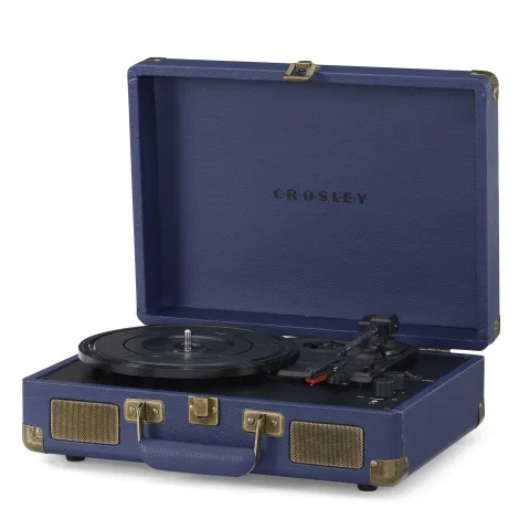 Crosley CR8005F Cruiser Plus Portable Turntable with Bluetooth - Navy
