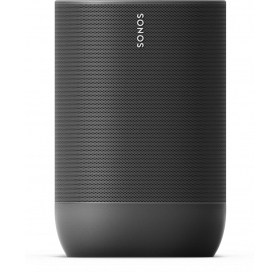 Sonos Move - Black - The durable, battery-powered smart speaker with voice control for outdoor and indoor listening.