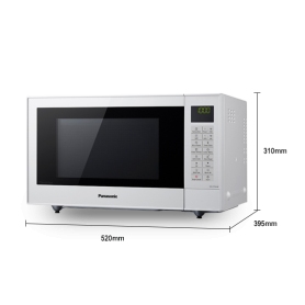 Panasonic 27L Slimline 1000W Inverter Combination Microwave – 1300W Quartz Grill - White - 3
