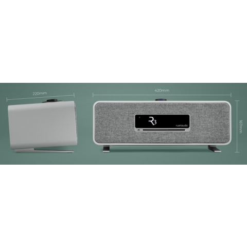 Ruark R3 Compact Music System â€“ Rich Walnut
