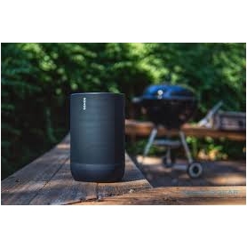 Sonos Move - Black - The durable, battery-powered smart speaker with voice control for outdoor and indoor listening. - 4
