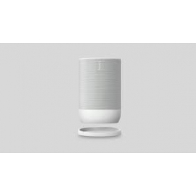 Sonos Move – White - The durable, battery-powered smart speaker with voice control for outdoor and indoor listening. - 1