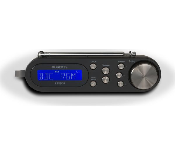 Roberts Play 10 DAB/DAB+/FM Radio - Black  thumbnail image