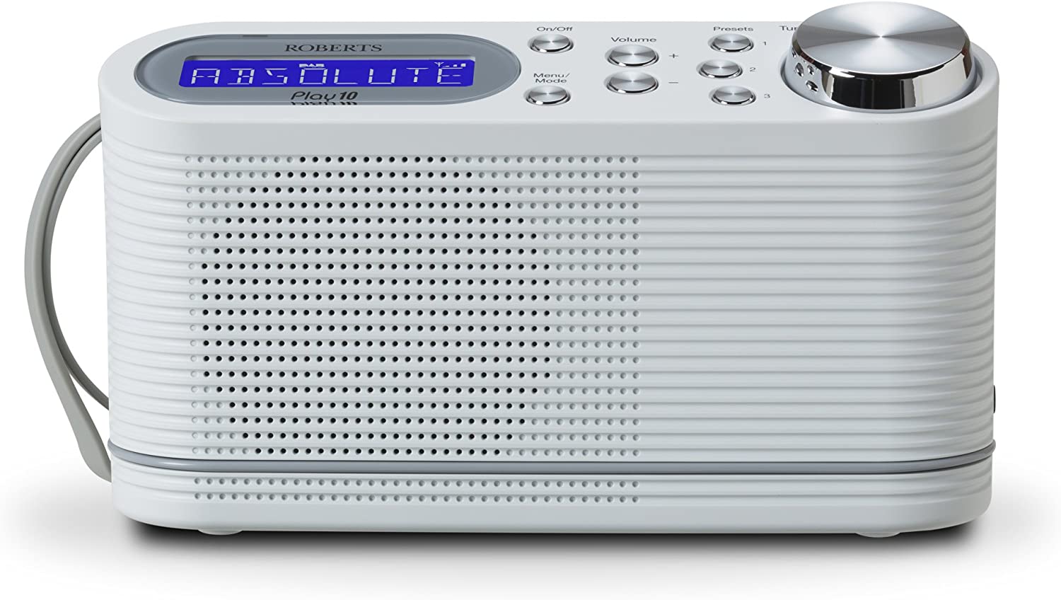 Roberts Play 10 DAB/DAB+/FM Radio - White thumbnail image