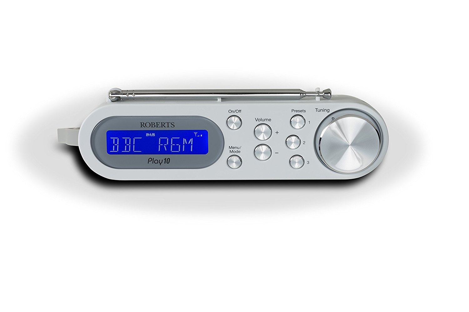 Roberts Play 10 DAB/DAB+/FM Radio - White thumbnail image
