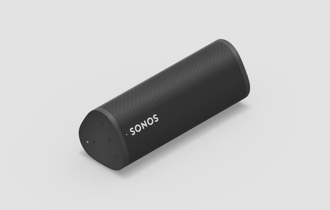 One Only - Sonos Roam - Shadow Black - The portable smart speaker for all your listening adventures. thumbnail image