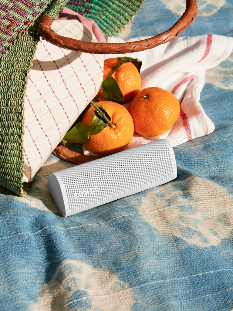 One Only - Sonos Roam - Lunar White - The portable smart speaker for all your listening adventures - One Only! thumbnail image