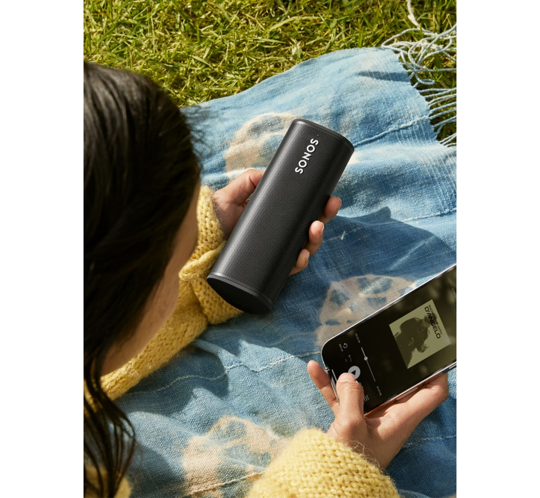One Only - Sonos Roam - Lunar White - The portable smart speaker for all your listening adventures - One Only! thumbnail image