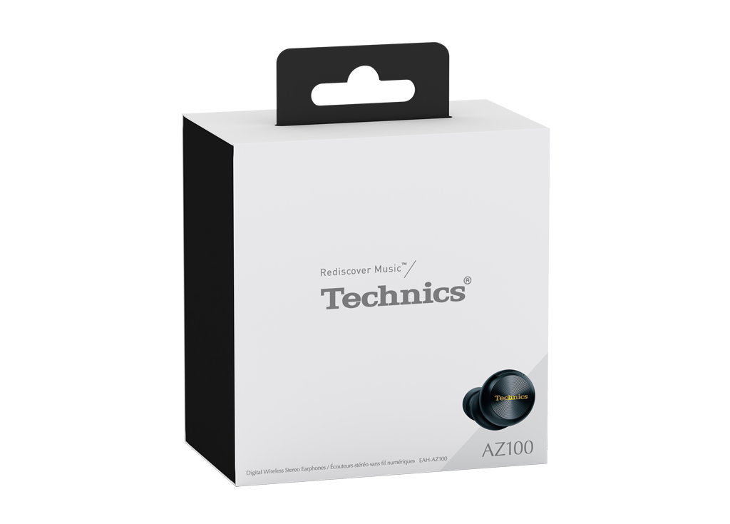 Technics - EAH-AZ100EK - True Wireless Earbuds with Magnetic Fluid Driver - Black thumbnail image