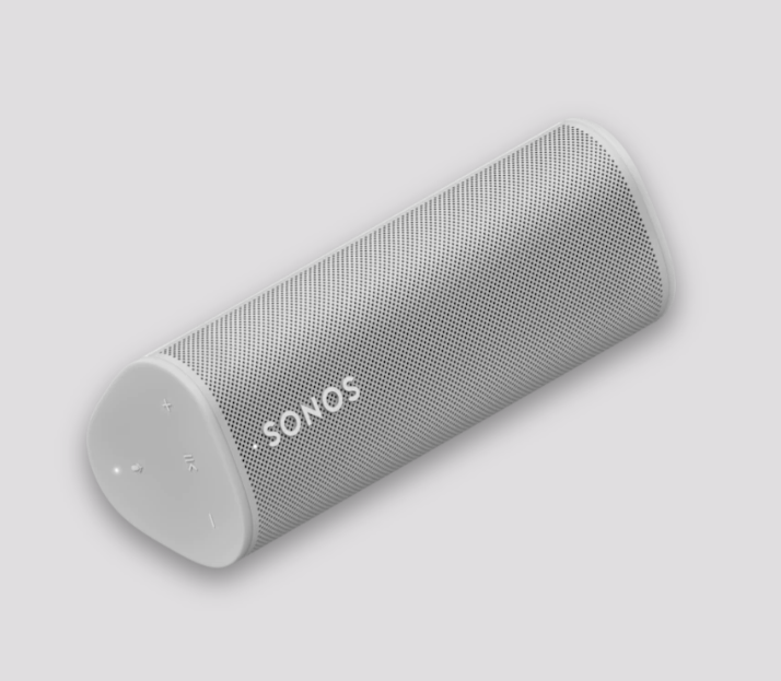 One Only - Sonos Roam - Lunar White - The portable smart speaker for all your listening adventures - One Only! thumbnail image